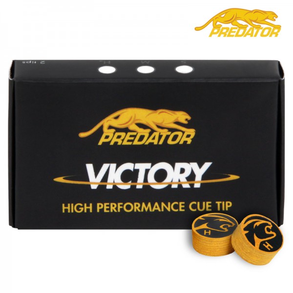  НАКЛЕЙКА ДЛЯ бильярдного КИЯ PREDATOR VICTORY Ø14ММ MEDIUM 2ШТ.